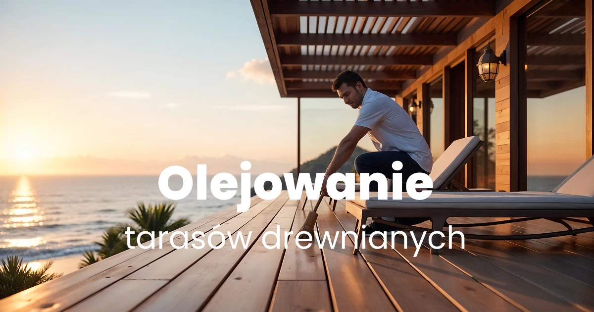 Olejowanie tarasów drewnianych Olejowanie tarasów drewnianych