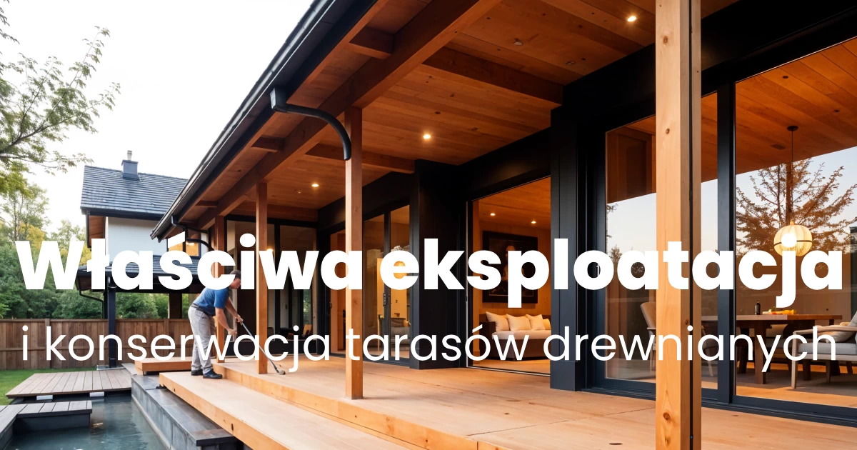 Tarasy drewniane - Właściwa eksploatacja oraz konserwacja tarasów drewnianych Tarasy drewniane - Właściwa eksploatacja oraz konserwacja tarasów drewnianych